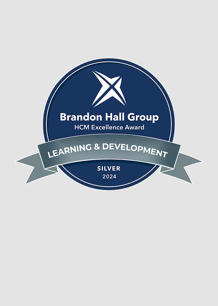 Silver by Brandon Hall Group for Learning & Development