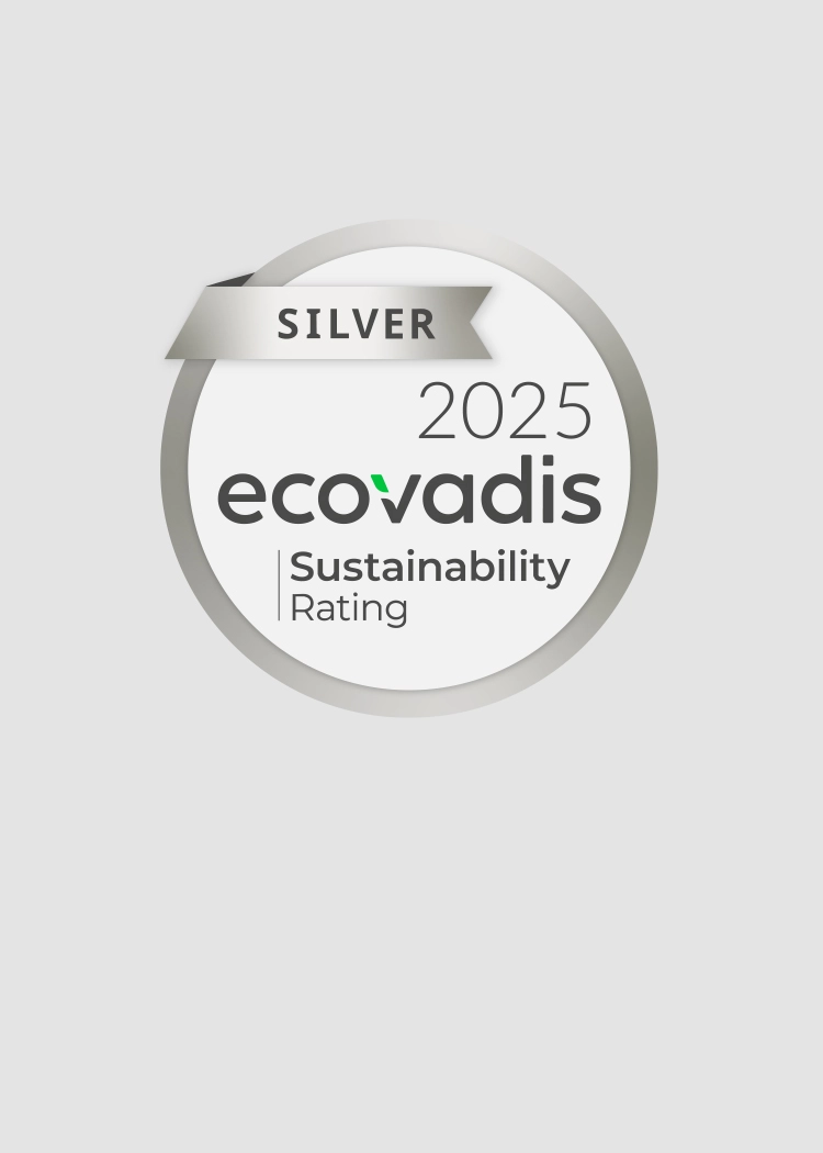 EcoVadis Silver for Global Sustainability Performance