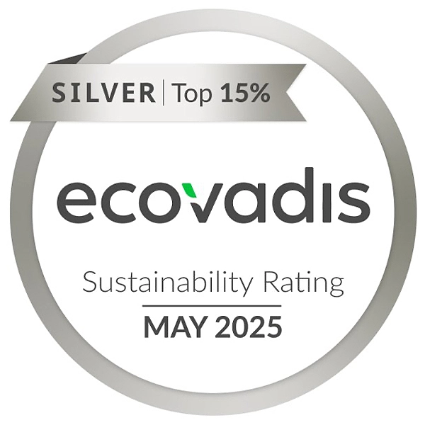 EcoVadis Silver for Global Sustainability Performance