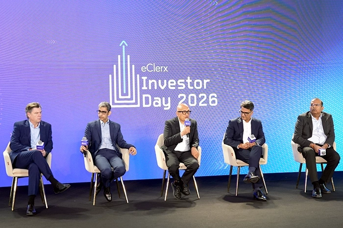 Panel discussion at eClerx Investor Day 2026