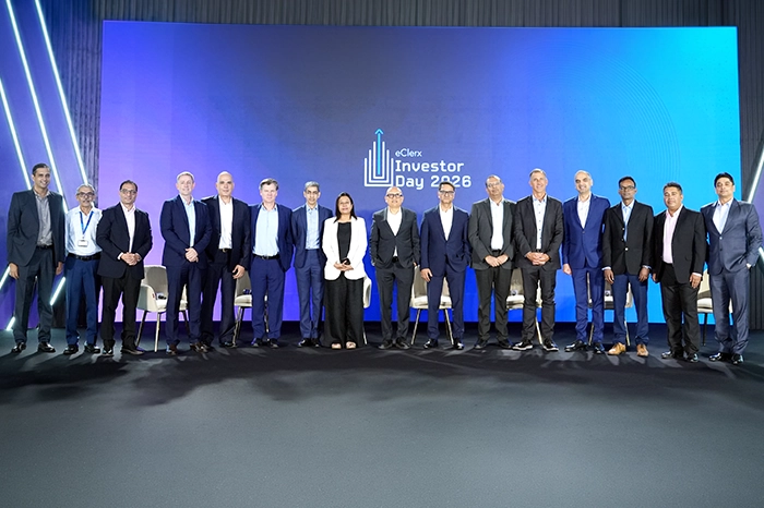 eClerx leadership team at Investor Day 2026